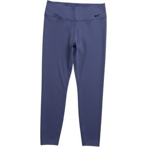 Nike Dri-FIT One Tights Size M Polyester Spandex Purple Blue Athletic Leggings